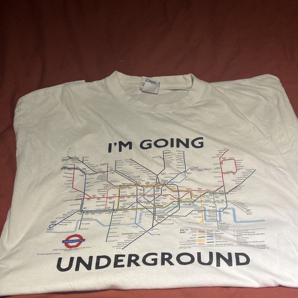 London underground T Shirt XL Pre owned - Picture 4 of 5